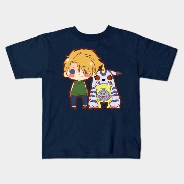 matt & gabumon Kids T-Shirt by Potaaties